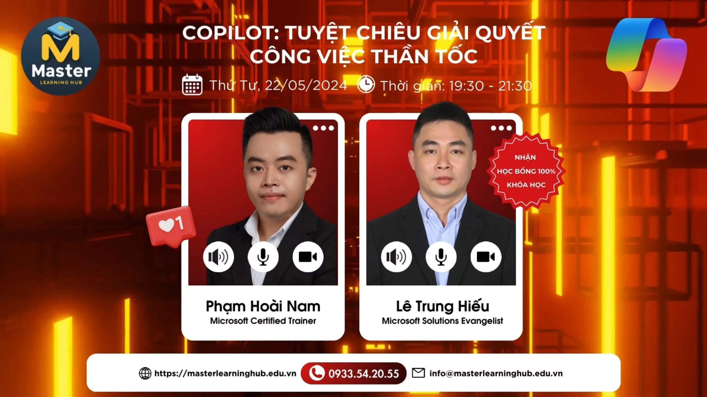 TECHTALK | Workshop miễn phí “Copilot: Tuyệt chiêu giải quyết công việc thần tốc”