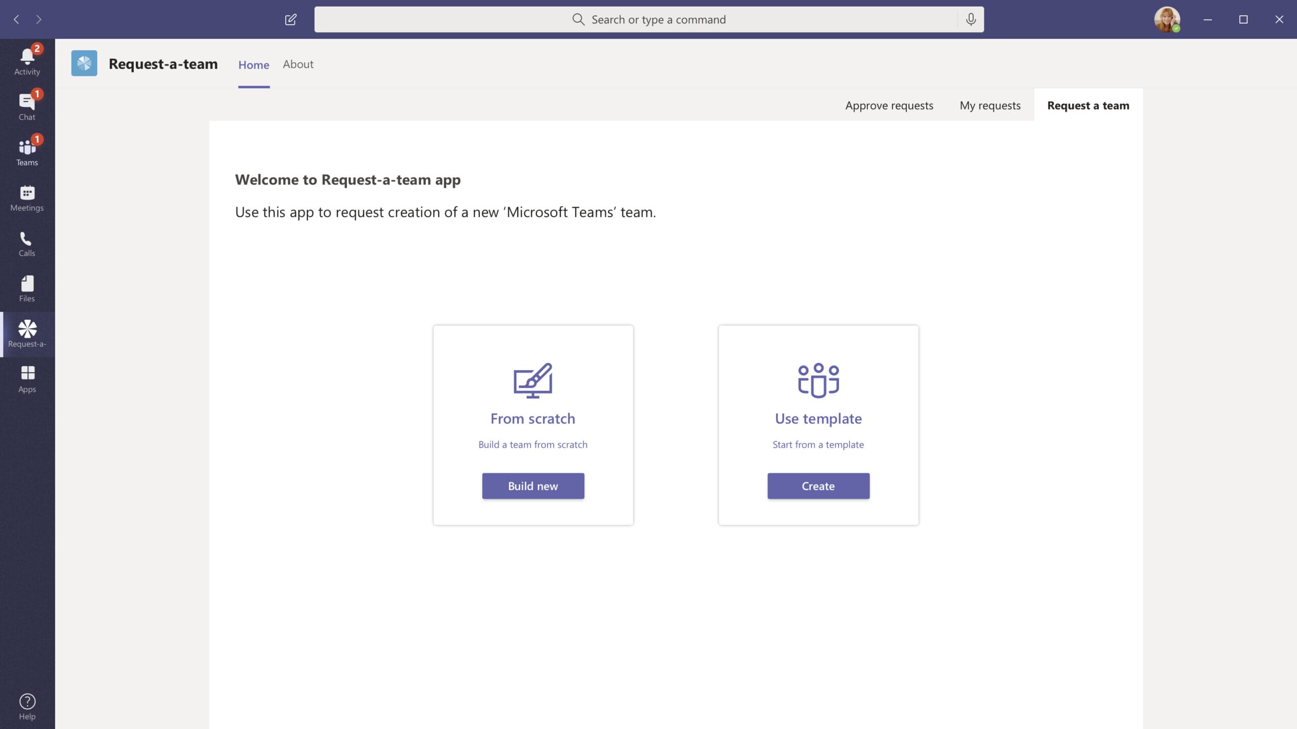 Triển khai PowerApps app templates: Request a Teams (Phần 8)