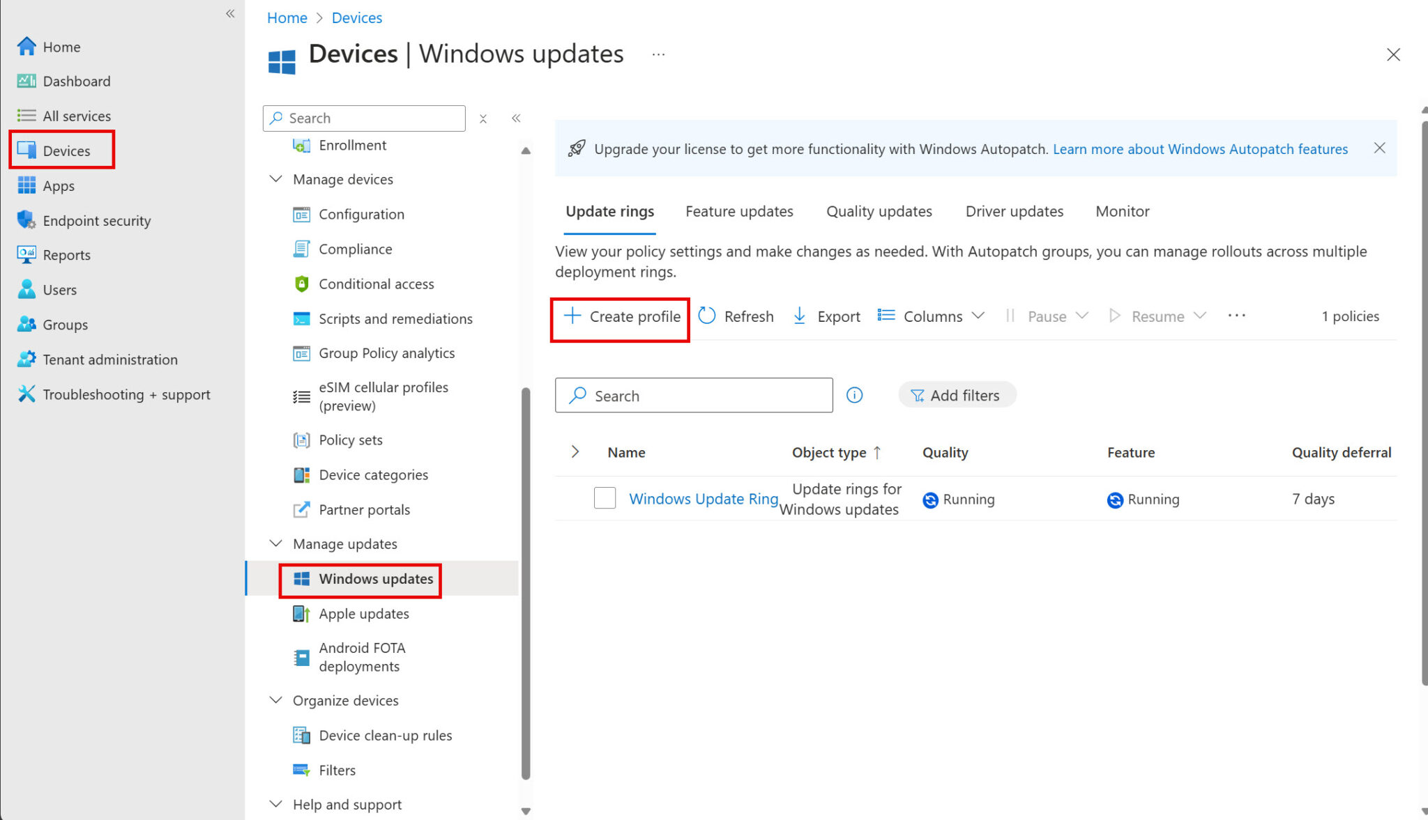 Ms Rings Update Notification Screenshots Triển khai Microsoft Defender for Endpoint (Phần 7) - Windows Updates ...