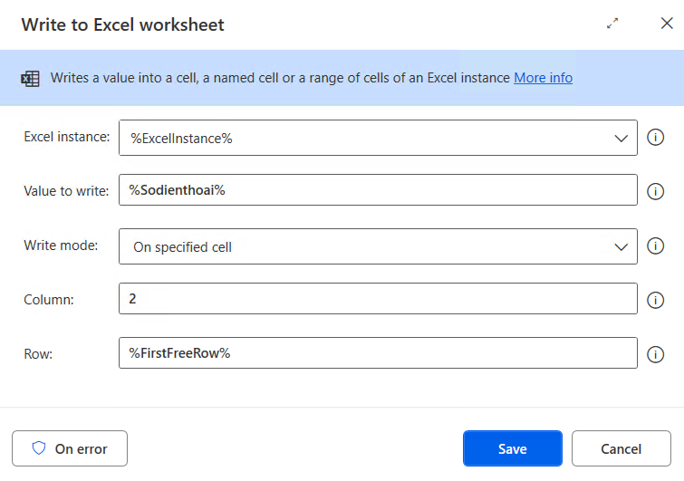 manipulate variables