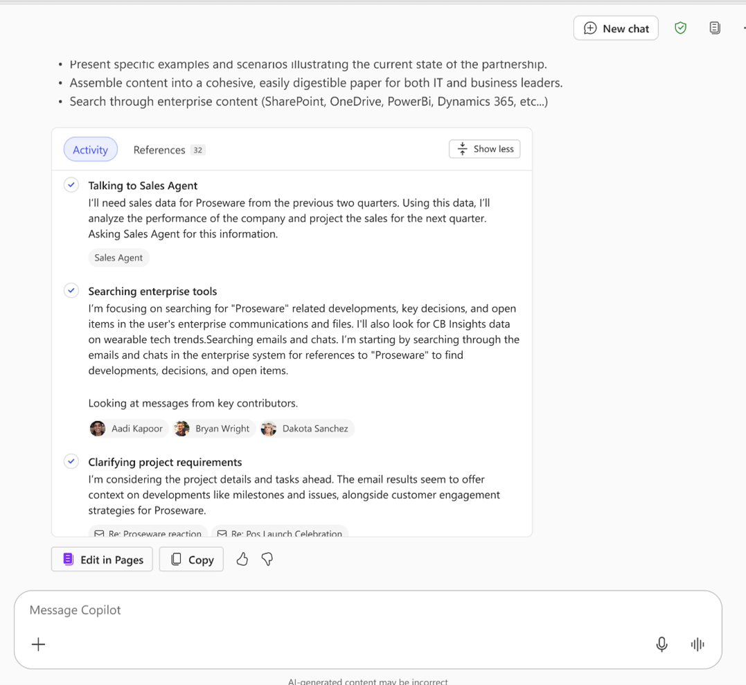A screenshot of a chat AI-generated content may be incorrect.