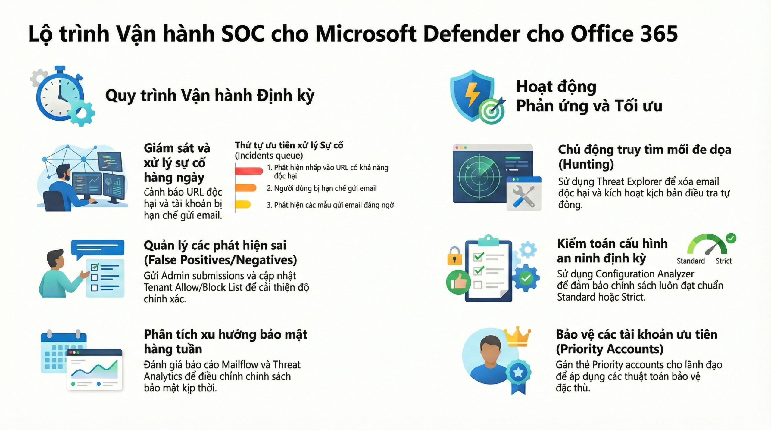Lộ Trình Vận Hành An Ninh Chuyên Sâu Với Microsoft Defender for Office 365: Từ Chiến Thuật Đến Thực Thi 